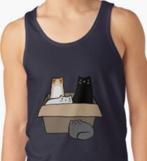 Camiseta de tirantes Gatos en una caja