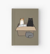 Cats in a Box Hardcover Journal
