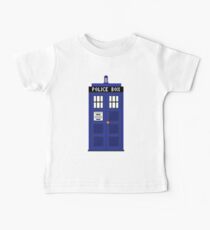 8-Bit TARDIS Baby Tee