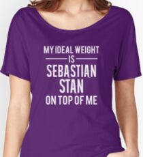 Ideal weight - Sebastian Stan Women's Relaxed Fit T-Shirt