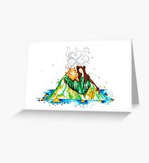 I Lava You Volcanoes in Hawaii - I Love You Greeting Card