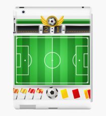 Infographic Set of Soccer Field and Icons iPad Case/Skin