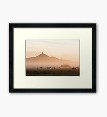 Mist over Avalon Framed Print