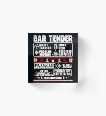 Barkeeper - Bar Tender Acrylblock