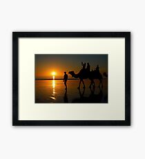 Camels on Cable Beach 1 Framed Print