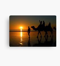 Camels on Cable Beach 1 Canvas Print