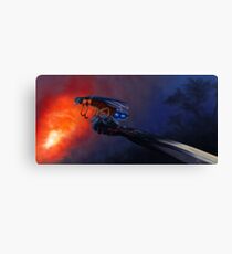 "Beds are burning". Canvas Print