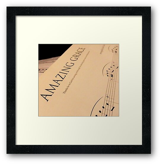 "Amazing Grace" Framed Art Print by tvlgoddess Redbubble