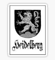 Pegatina El 3-Tailed Lion de Heidelberg