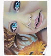 Blue eyed girl Poster