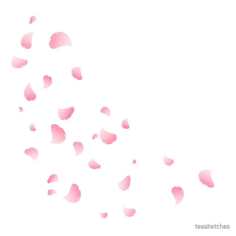 «Sakura pétalos» de teasketches | Redbubble