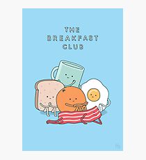 Lámina fotográfica El club del desayuno