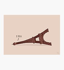 I Fell Photographic Print