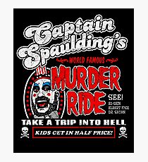 Captain Spaulding Murder Ride Photographic Print
