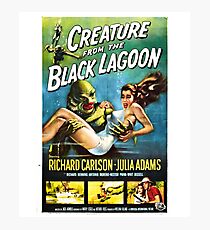 Creature from the Black Lagoon Retro Movie Pop Culture Art Photographic Print