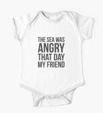 The Sea Was Angry That Day My Friend... One Piece - Short Sleeve
