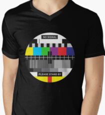 TV No Signal Men's V-Neck T-Shirt