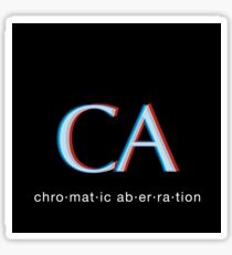 CA - Chromatic Aberration - photography Sticker