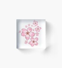 Sakura Blossoms Acrylic Block