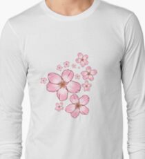 Sakura Blossoms Long Sleeve T-Shirt