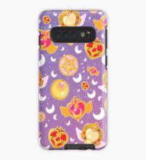 Sailor Moon Locket Pattern Case Hülle & Klebefolie für Samsung Galaxy