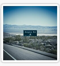 Zzyzx Road Sticker