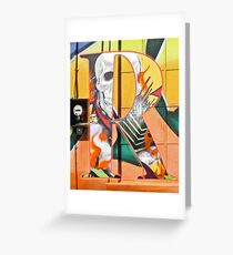 Urban Alphabet R Greeting Card