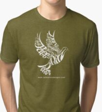 White Dove of Peace Tri-blend T-Shirt