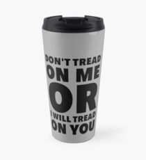 Taza de viaje No pises sobre mí