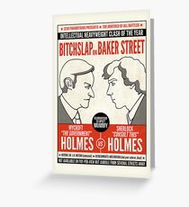 Bitchslap on Baker Street (card) Greeting Card