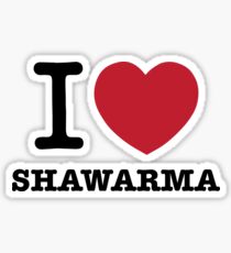 I HEART Shawarma Sticker
