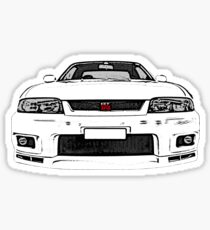 Nissan Skyline R33 GT-R (front) Sticker