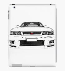 Nissan Skyline R33 GT-R (front) iPad Case/Skin