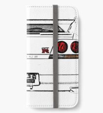 Nissan Skyline R33 GT-R (back) iPhone Wallet/Case/Skin