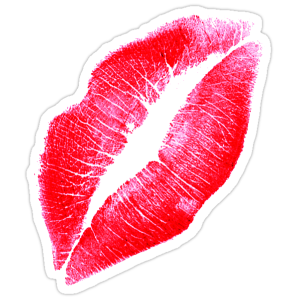 "Lip kiss!" Stickers by connor95 | Redbubble
