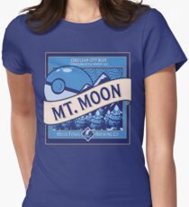 Mt. Moon Pokemon Beer Label Women's Fitted T-Shirt