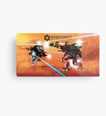 Robocraft Mech Fight Metal Print