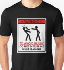 Don't Disturb Gamers Slim Fit T-Shirt