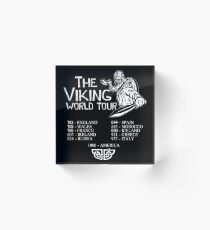Danish - The Viking World Tour Acrylic Block