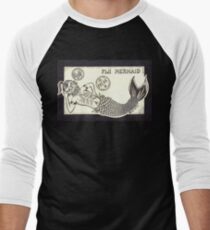 FIJI MERMAID - Art By Kev G Men's Baseball ¾ T-Shirt