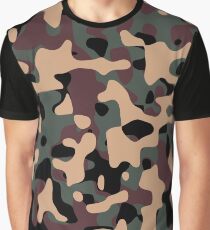 Woodland Camouflage Graphic T-Shirt