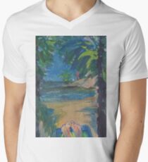 CHILL TIME(C2016) Men's V-Neck T-Shirt