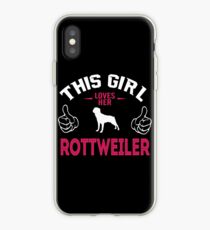 Rottweiler - This Girl Love Her Rottweiler iPhone Case