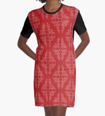 Oxytocin Pattern B Graphic T-Shirt Dress