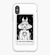 II The High Priestess Tarot Card Design iPhone-Hülle & Cover