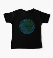 Around the World - Blue, Green Baby Tee