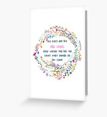 Legally blonde quote Greeting Card