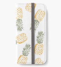 Ananas iPhone Flip-Case/Hülle/Klebefolie