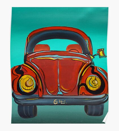 Volkswagen Beetle: Posters | Redbubble