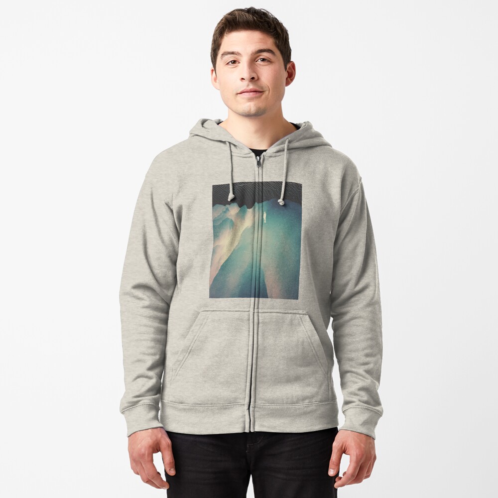 Falling Zipped Hoodie